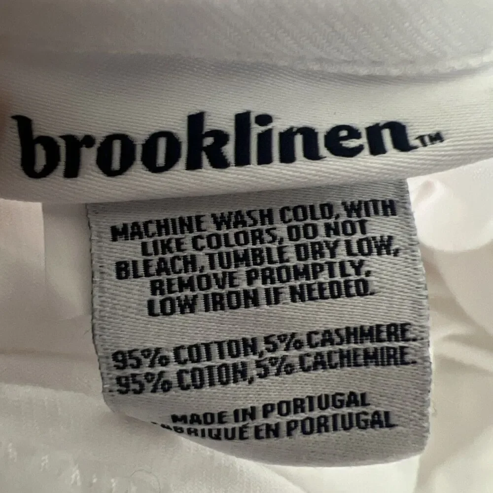 Brookelinen King / California King Organic Cotton & Cashmere Duvet Cover $299 - Picture 5 of 6